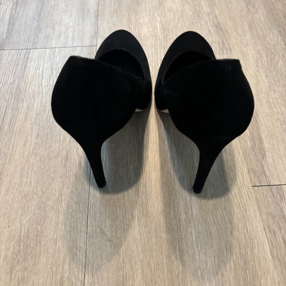 STUART WEITZMAN Black Suede Heels - Picture 3 of 3